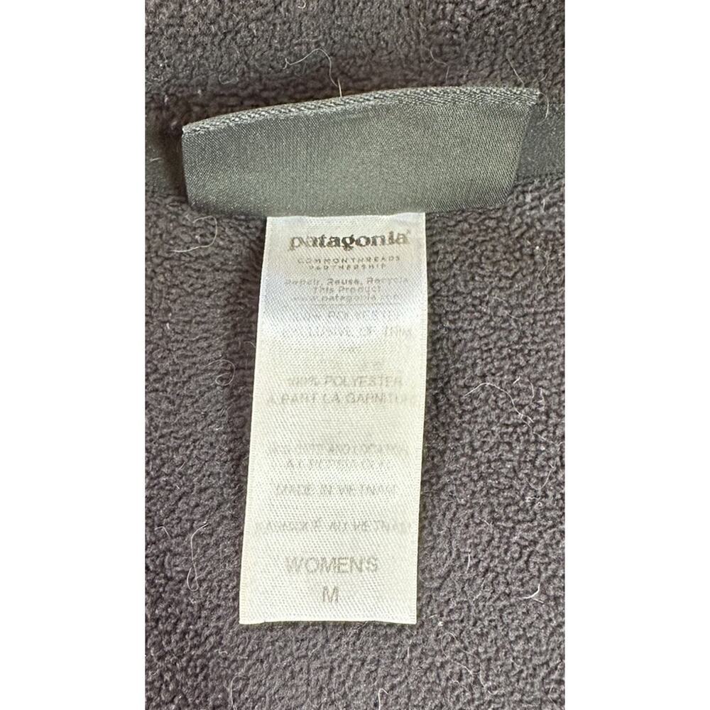 Patagonia Synchilla Fleece Jacket Size Medium Women’s Black Full Zip - Picture 4 of 7